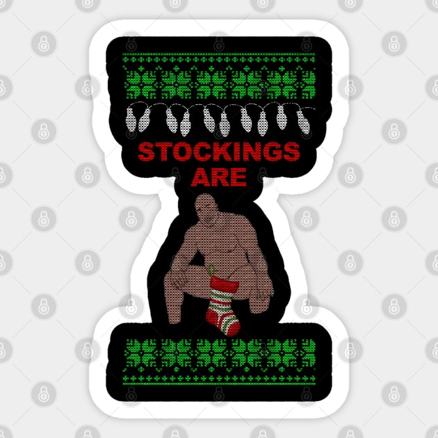 Stockings Are Hung Sticker by geekingoutfitters